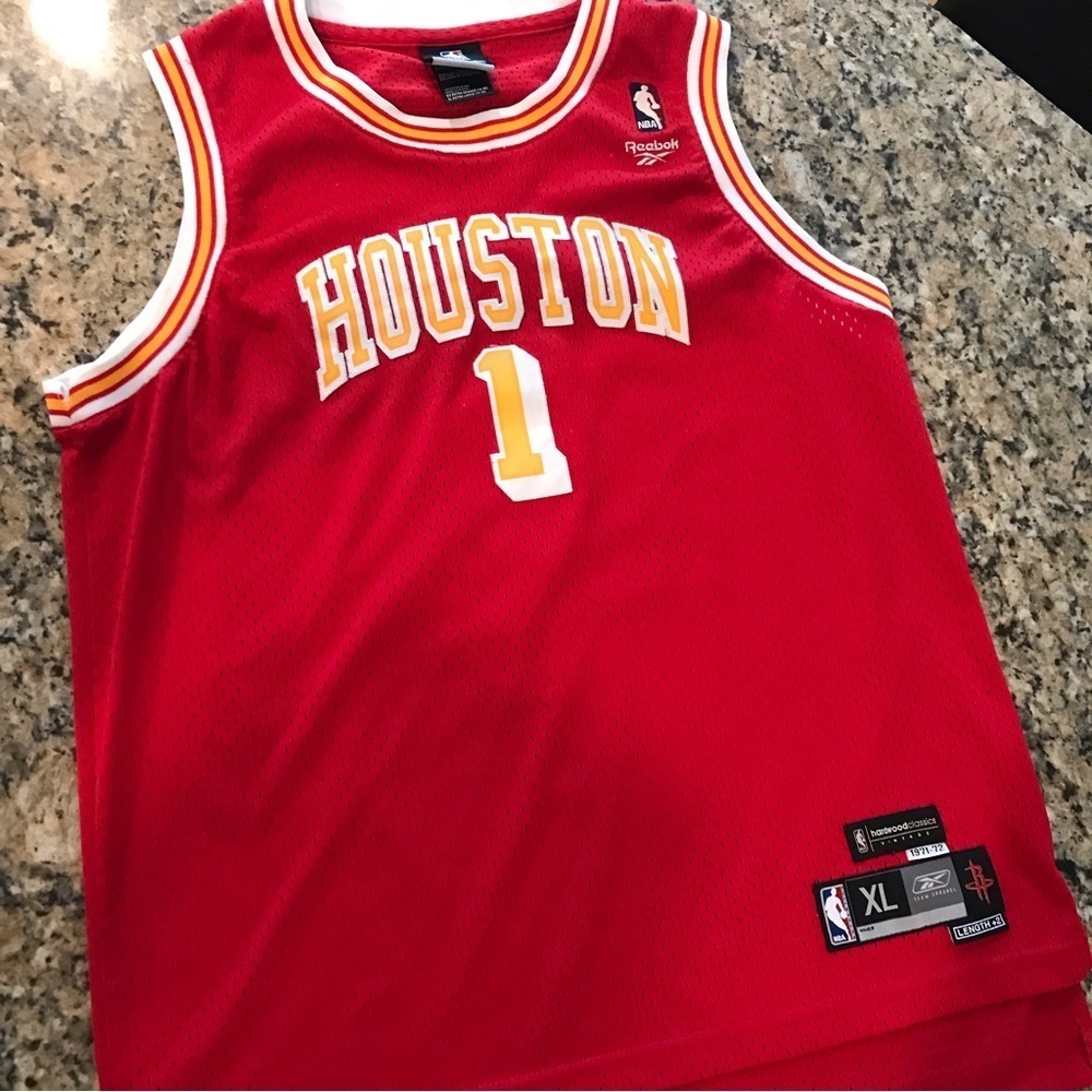 🏀VINTAGE Reebok Houston Rockets Tracy McGrady Stitched Jersey